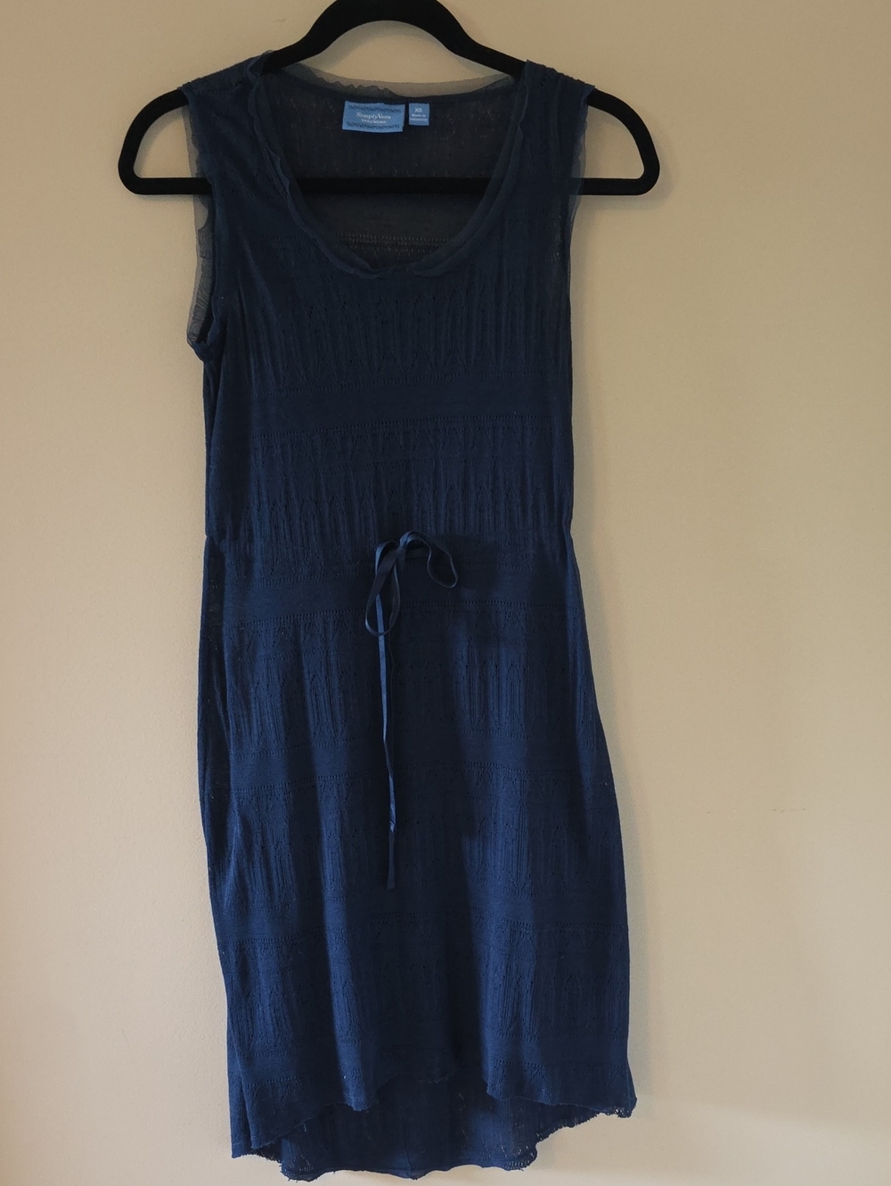 Simply Vera Vera Wang Navy Lace Dress